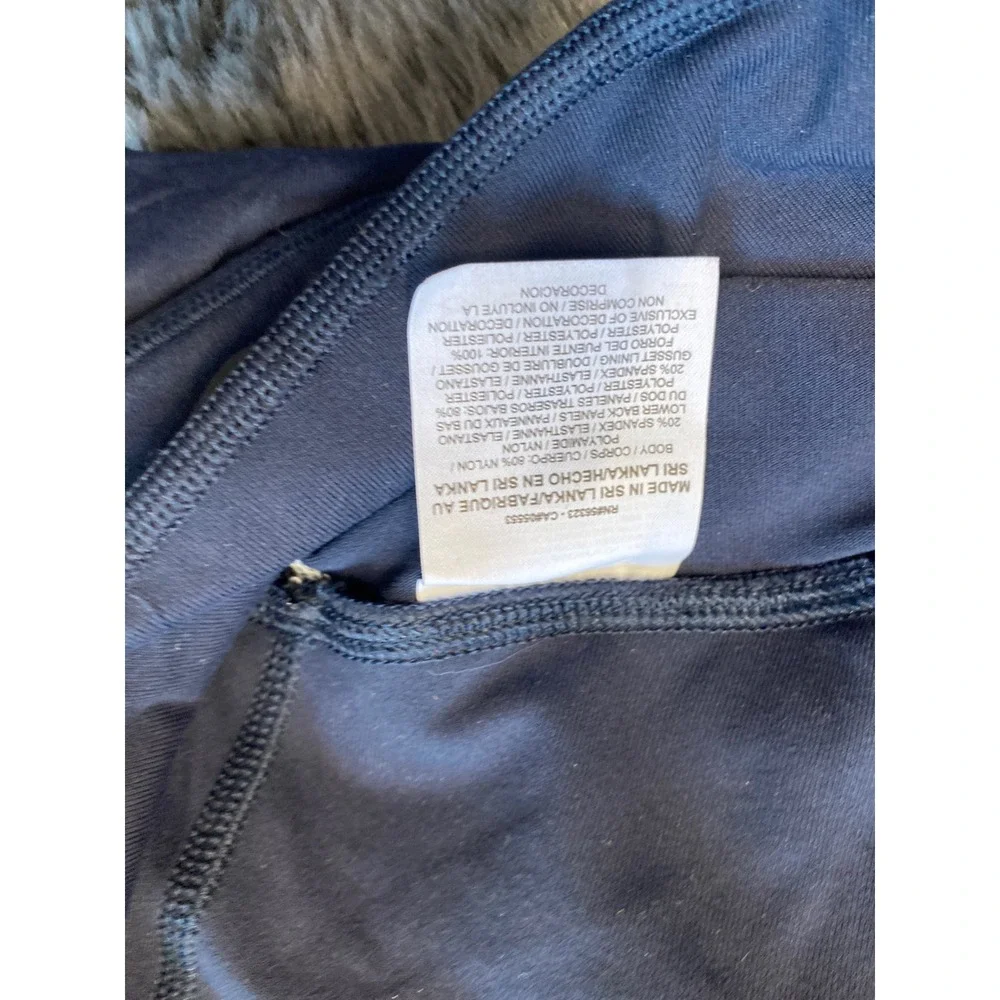 Nike Dri‎ Fit Women's Navy Blue Athletic Leggings Size Small Running Workout